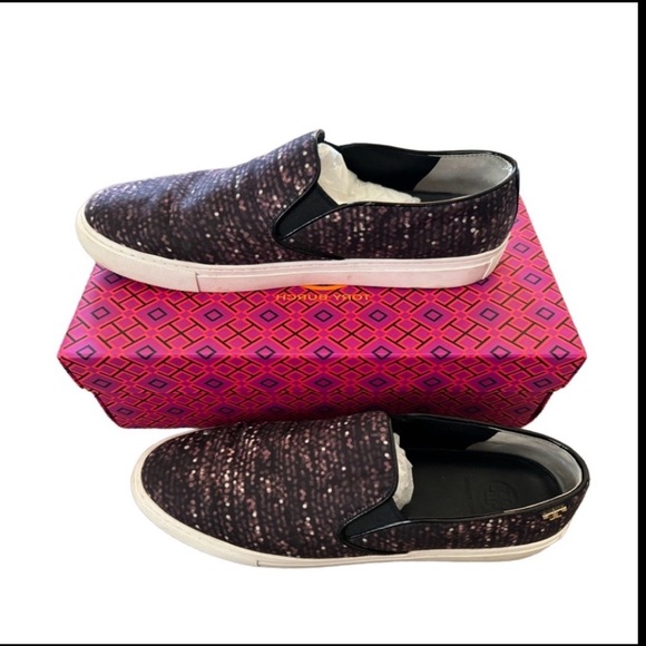 Tory Burch Shoes - TORY BURCH Designer Multi-color Casual Slip-On Tennis Shoes/ Sneakers Size 8.5